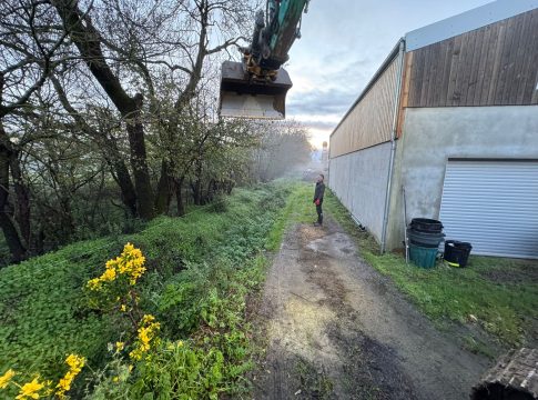 Busage de terrain à Nantes 44 réalisé par ALZON TP