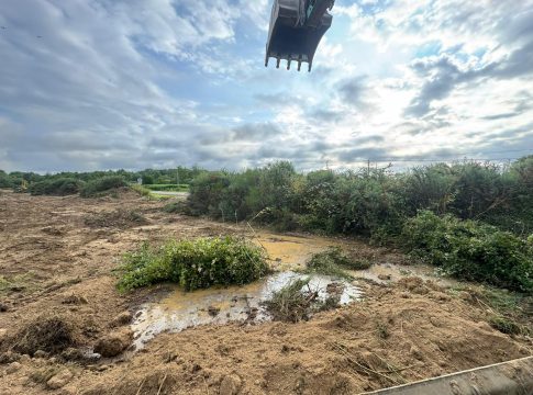 Décapage de terrain et terrassement à Bouaye